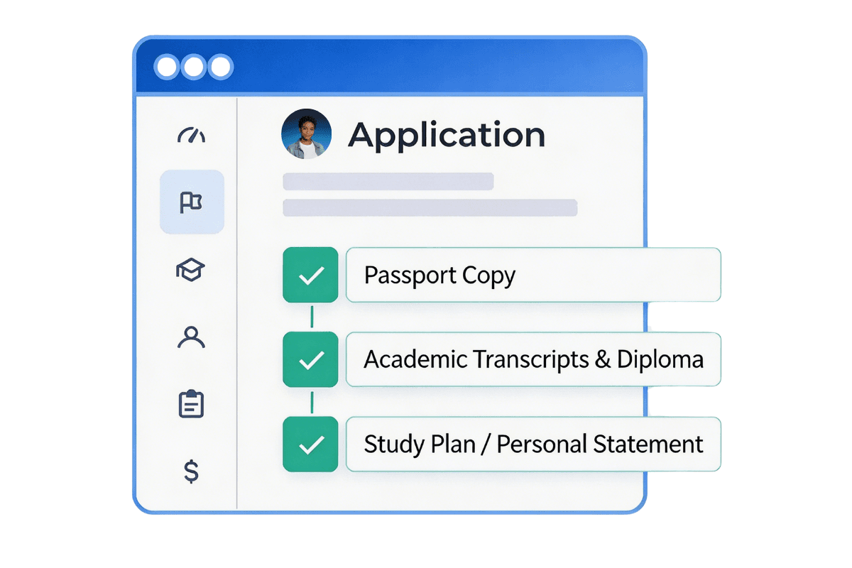 Document preparation and expert review service for Chinese university applications
